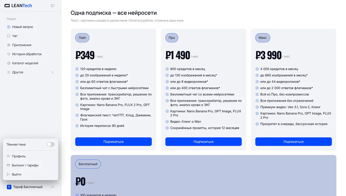 Оплата Slidesgo AI картой РФ
